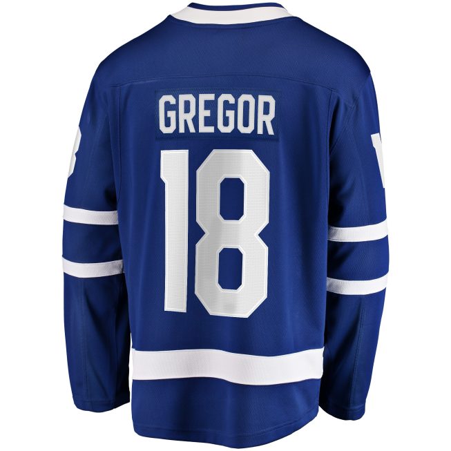 Noah Gregor Toronto Maple Leafs Fanatics Home Premier Breakaway Player Jersey - Blue - Image 3