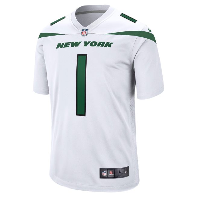 Ahmad Sauce Gardner New York Jets Player Game Jersey - White - Image 2