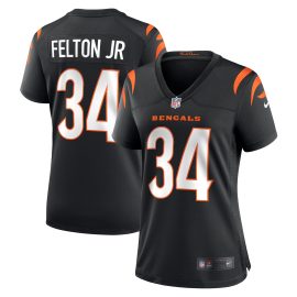 Demetric Felton Jr. Cincinnati Bengals Women's Team Game Jersey - Black