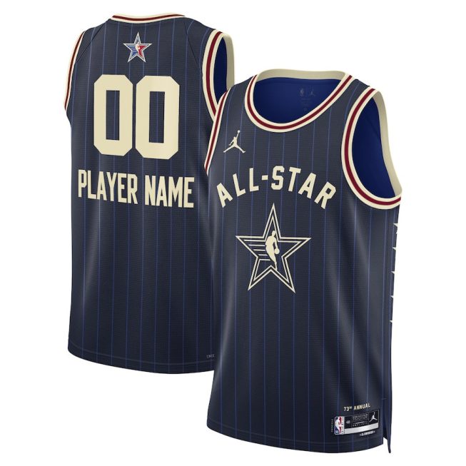 2024 All-Star Game Swingman Custom Men Jersey - Navy