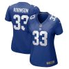 Aaron Robinson New York Giants Women's Game Player Jersey - Royal