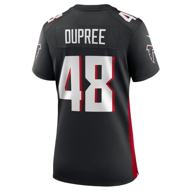 Bud Dupree 48 Atlanta Falcons Game Women Jersey - Black - Image 3