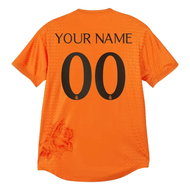 Real Madrid X Y-3 23/24 Fourth Men Jersey Customized - Limited Collection, Orange - Image 3