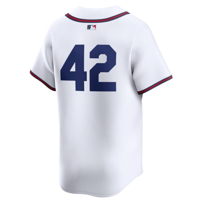 Atlanta Braves 2024 Jackie Robinson Day Home Limited Jersey - White - Image 3
