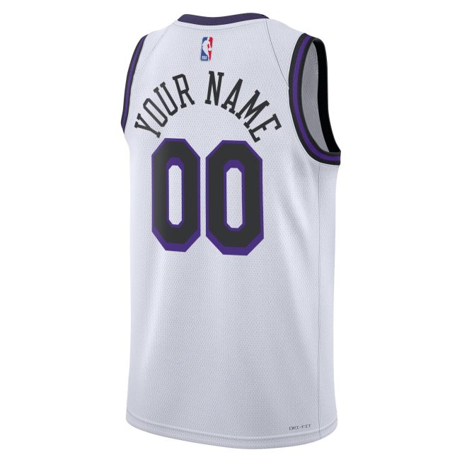 Los Angeles Lakers Unisex 2022/23 Swingman Custom Jersey - City Edition - White - Image 3