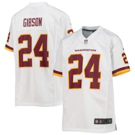 Antonio Gibson 24 Washington Commanders Team Game YOUTH Jersey - White