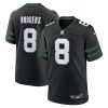 Aaron Rodgers 8 New York Jets Alternate Game Men Jersey - Legacy Black