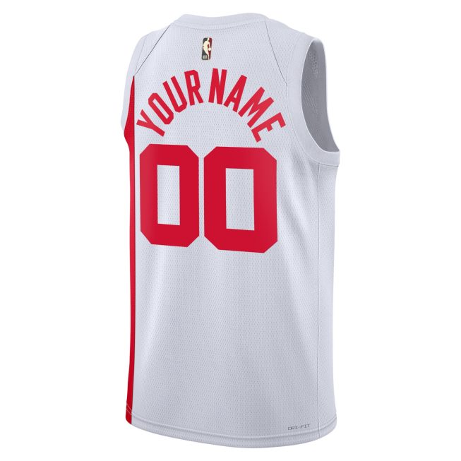 Brooklyn Nets Unisex 2022/23 Custom Swingman Jersey - Classic Edition - White - Image 3