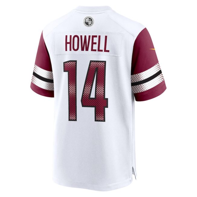Sam Howell 14 Washington Commanders Men Game Jersey - White - Image 3