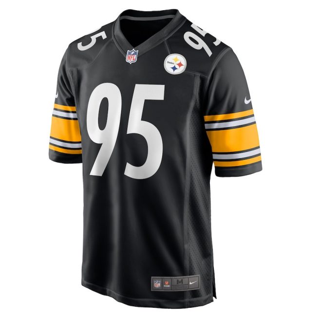 Keeanu Benton 95 Pittsburgh Steelers Men Team Game Jersey - Black - Image 2