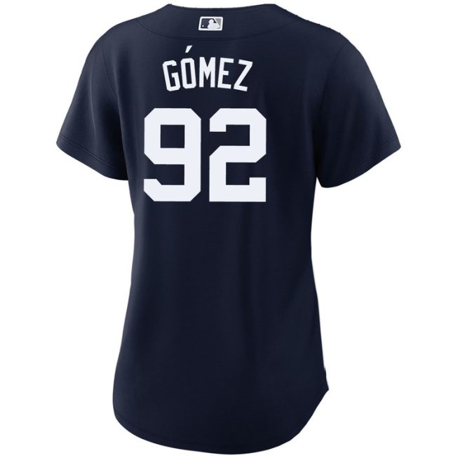 Yoendrys Gomez New York Yankees Women's Alternate Navy World Series Jersey - Image 2