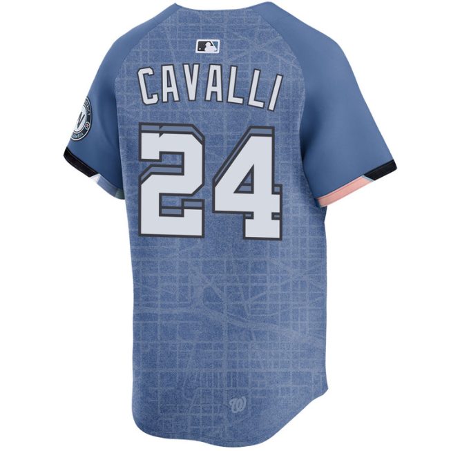 Cade Cavalli Washington Nationals City Connect 2.0 Limited Jersey - Image 2