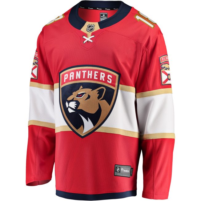 Steven Lorentz Florida Panthers Fanatics Home Breakaway Jersey - Red - Image 2