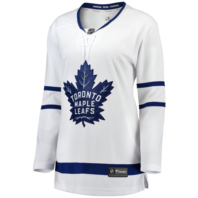 Toronto Maple Leafs Fanatics Women's Away Breakaway Jersey - White - Image 2