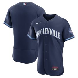 Chicago Cubs City Connect Authentic Jersey - Navy