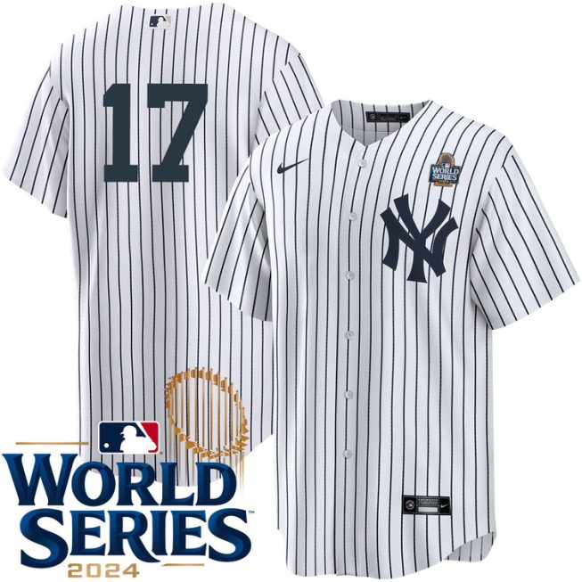 Aaron Boone New York Yankees Home Player World Series Jersey