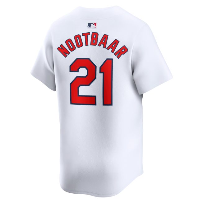 Lars Nootbaar St. Louis Cardinals Home Limited Player Jersey - White - Image 3