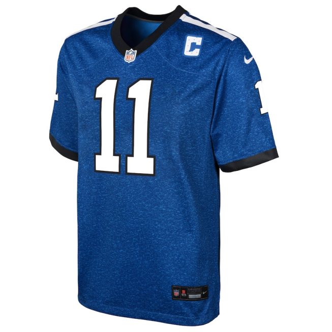 Michael Pittman Jr. 11 Indianapolis Colts YOUTH Game Jersey - Royal - Image 2