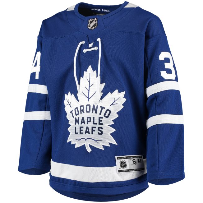 Auston Matthews Toronto Maple Leafs Youth Home Premier Player Jersey - Blue - Image 2