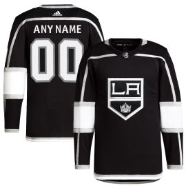 Los Angeles Kings Home Primegreen Authentic Custom Jersey - Black