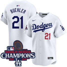 Walker Buehler Los Angeles Dodgers Home Limited World Series Champions Jersey