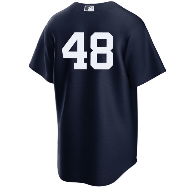 Anthony Rizzo New York Yankees Alternate Navy Player World Series Jersey - Image 2