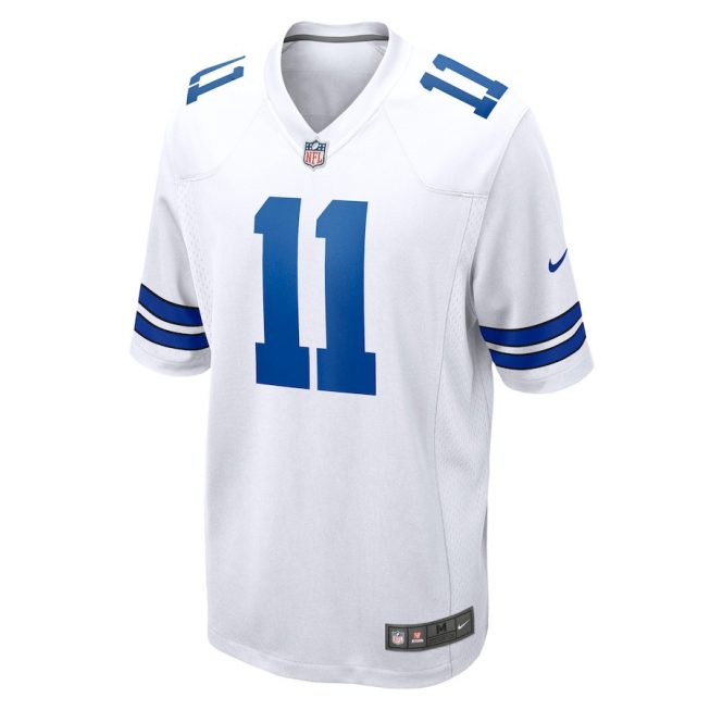 Micah Parsons 11 Dallas Cowboys Men Game Jersey - White - Image 2