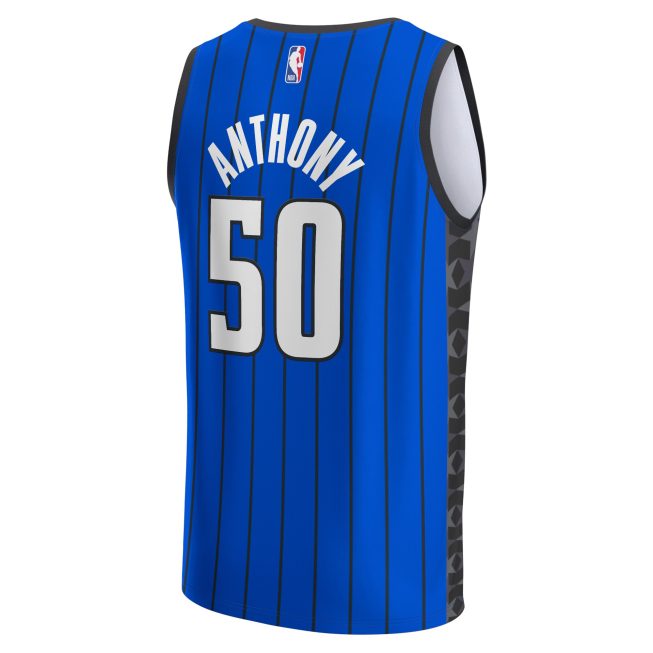 Cole Anthony Orlando Magic Fanatics Fast Break Replica Player Jersey - Statement Edition - Blue - Image 3