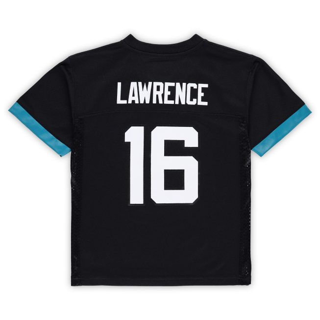 Trevor Lawrence Jacksonville Jaguars Preschool Replica Player Jersey - Teal - Image 3