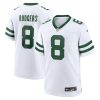 Aaron Rodgers 8 New York Jets Game Men Jersey - Legacy White