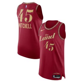 Donovan Mitchell Cleveland Cavaliers Authentic Jersey - City Edition - Wine