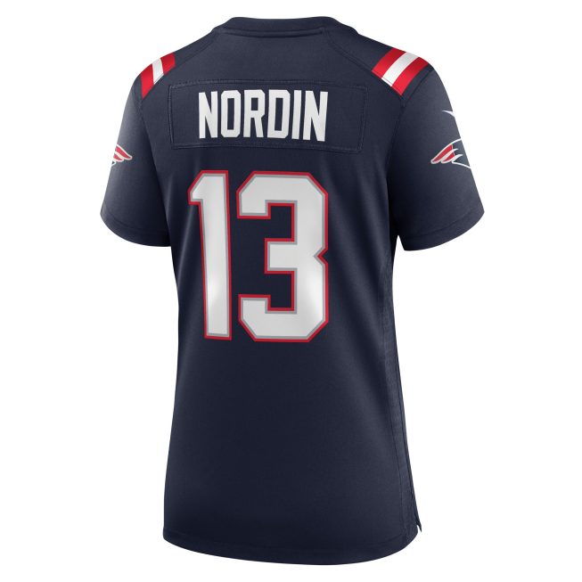 Quinn Nordin New England Patriots Women's Game Player Jersey - Navy - Image 3