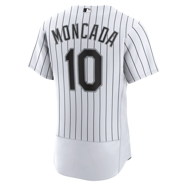 Yoan Moncada Chicago White Sox Home Authentic Player Jersey - White - Image 3