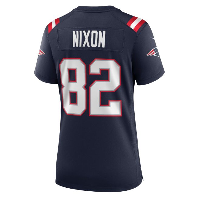 Tre Nixon New England Patriots Women's Player Game Jersey - Navy - Image 3
