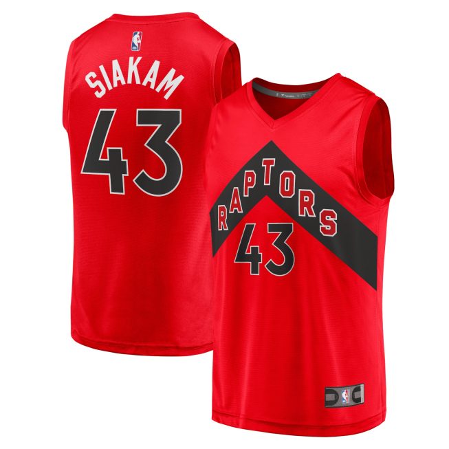 Pascal Siakam Toronto Raptors Fanatics Fast Break Replica Jersey - Icon Edition - Red