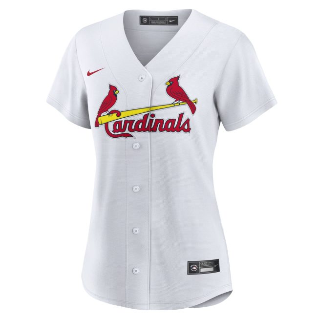 Nolan Arenado St. Louis Cardinals Women's Home Official Replica Player Jersey - White - Image 2