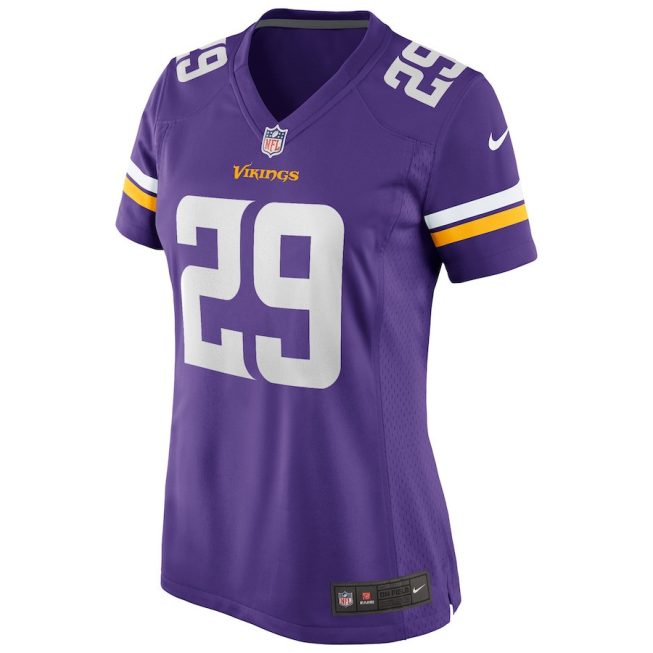 Kris Boyd 29 Minnesota Vikings Women Game Jersey - Purple - Image 2