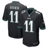 A.J. Brown Philadelphia Eagles Game Jersey - Black