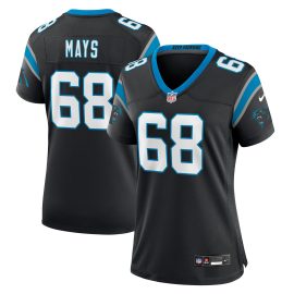 Cade Mays Carolina Panthers Women's Team Game Jersey - Black