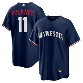 Jorge Polanco Minnesota Twins Alternate Replica Player Jersey - Navy