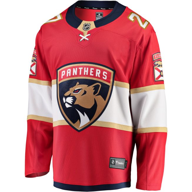 Eetu Luostarinen Florida Panthers Fanatics Home Breakaway Player Jersey - Red - Image 2