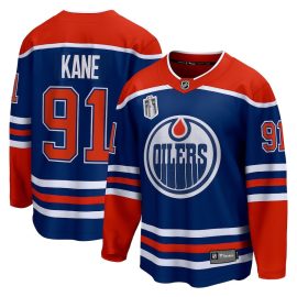 Evander Kane 91 Edmonton Oilers 2024 Stanley Cup Final Home Breakaway Player Jersey - Royal