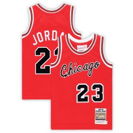 Michael Jordan Chicago Bulls Mitchell & Ness Toddler Hardwood Classics 1984/85 Authentic Swingman Jersey - Red