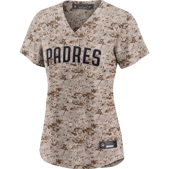 Juan Soto San Diego Padres Women's USMC Alternate Replica Player Jersey - Camo - Image 2