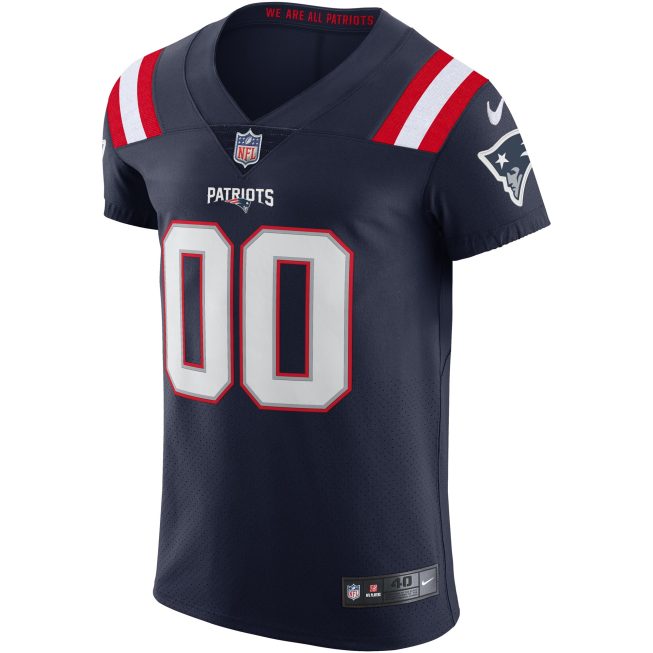 New England Patriots Vapor Elite Custom Jersey - Navy - Image 2