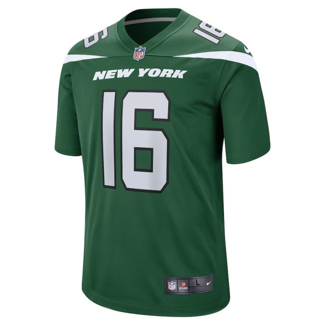 Jason Brownlee 16 New York Jets Men Game Jersey - Gotham Green - Image 2