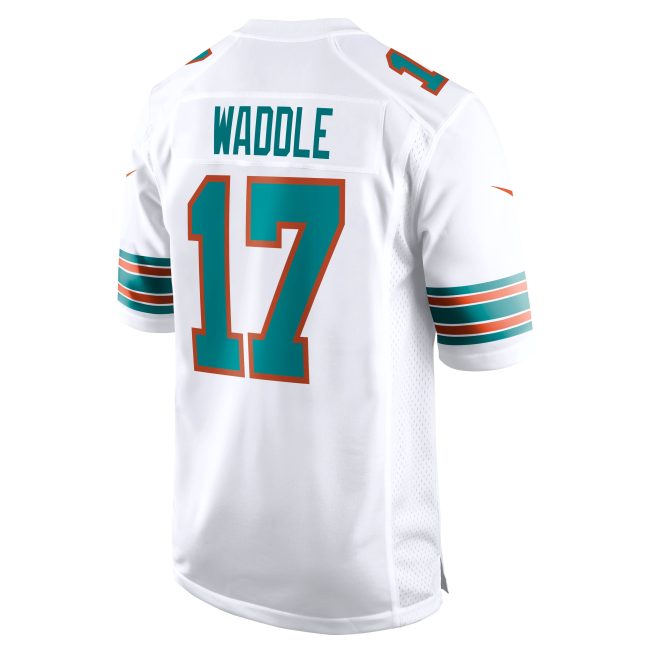 Jaylen Waddle Miami Dolphins Game Jersey - White - Image 3