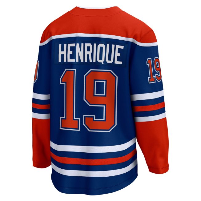 Adam Henrique Edmonton Oilers Fanatics Home Breakaway Jersey - Royal - Image 3
