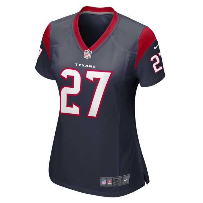 Brady Breeze Houston Texans Women's Team Game Jersey - Navy - Image 2