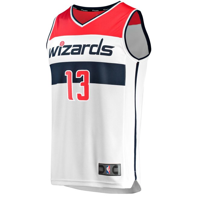 Jordan Poole Washington Wizards Fanatics Fast Break Player Jersey - Association - White - Image 2